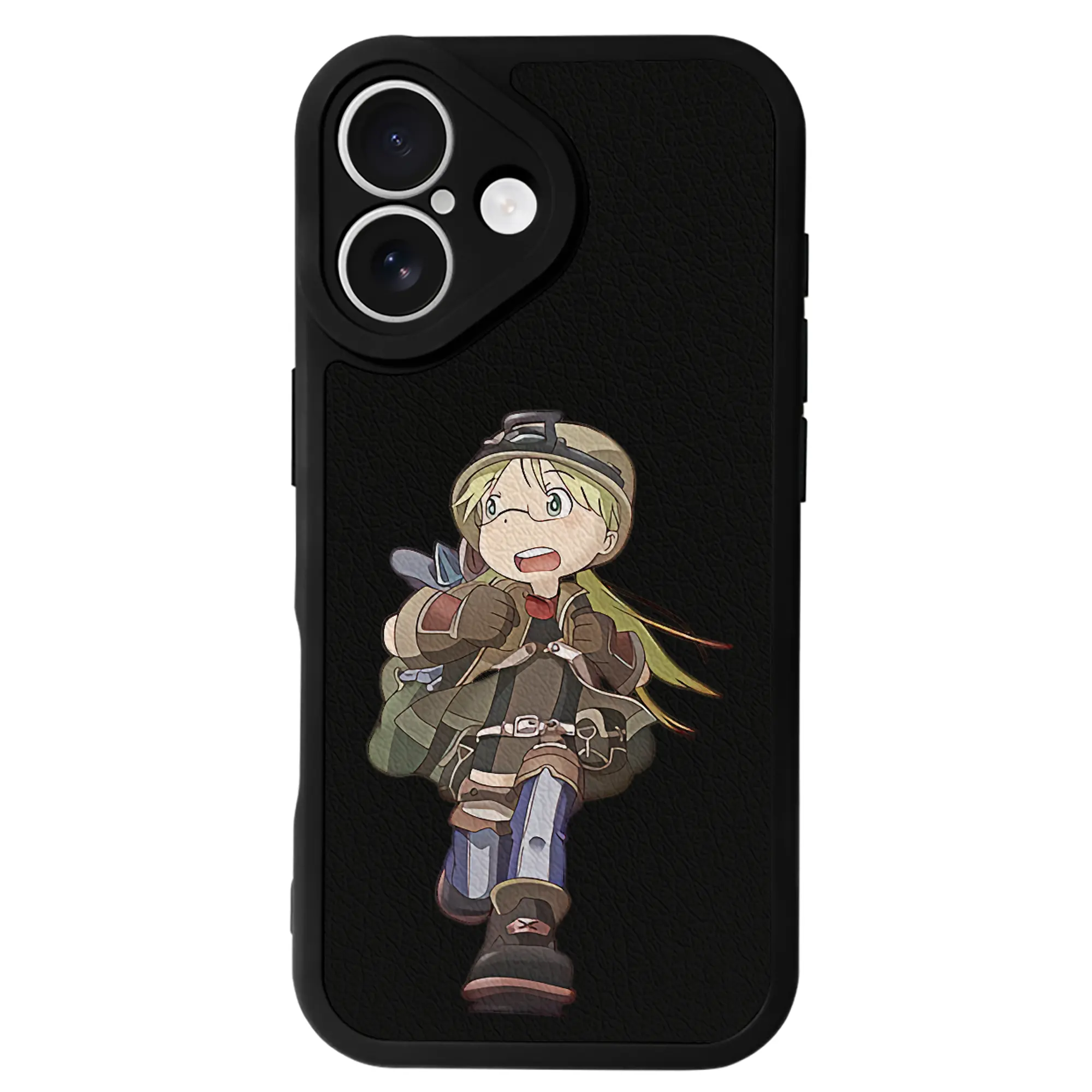 メイドインアビス グッズ,リコ - IPhone 16シリーズ対応 ・ シリコンスマホケース ・ レザー調 ・ 高精度フィット ・ 耐衝撃 ・ ワイヤレス充電対応 ・ 精密カット